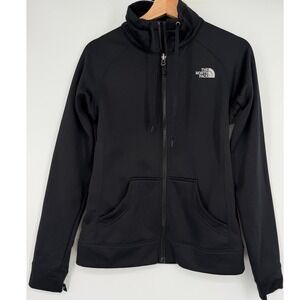 The North Face Women's Black Full Zip Jacket Pockets Sz S